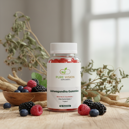 Premium Ashwagandha Gummies 300 + Vitamin B6,- 60 Stk