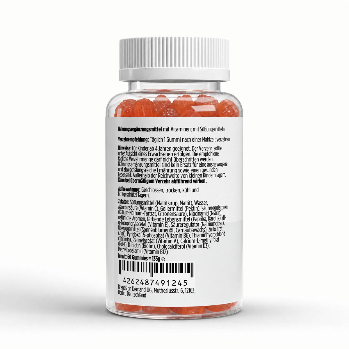 Multivitamin Gummies Kids - Orange - 60 vegane Gummies