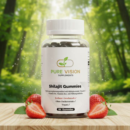 Shilajit Gummies + Vitamin C,B6, B12 - 60 Stk.