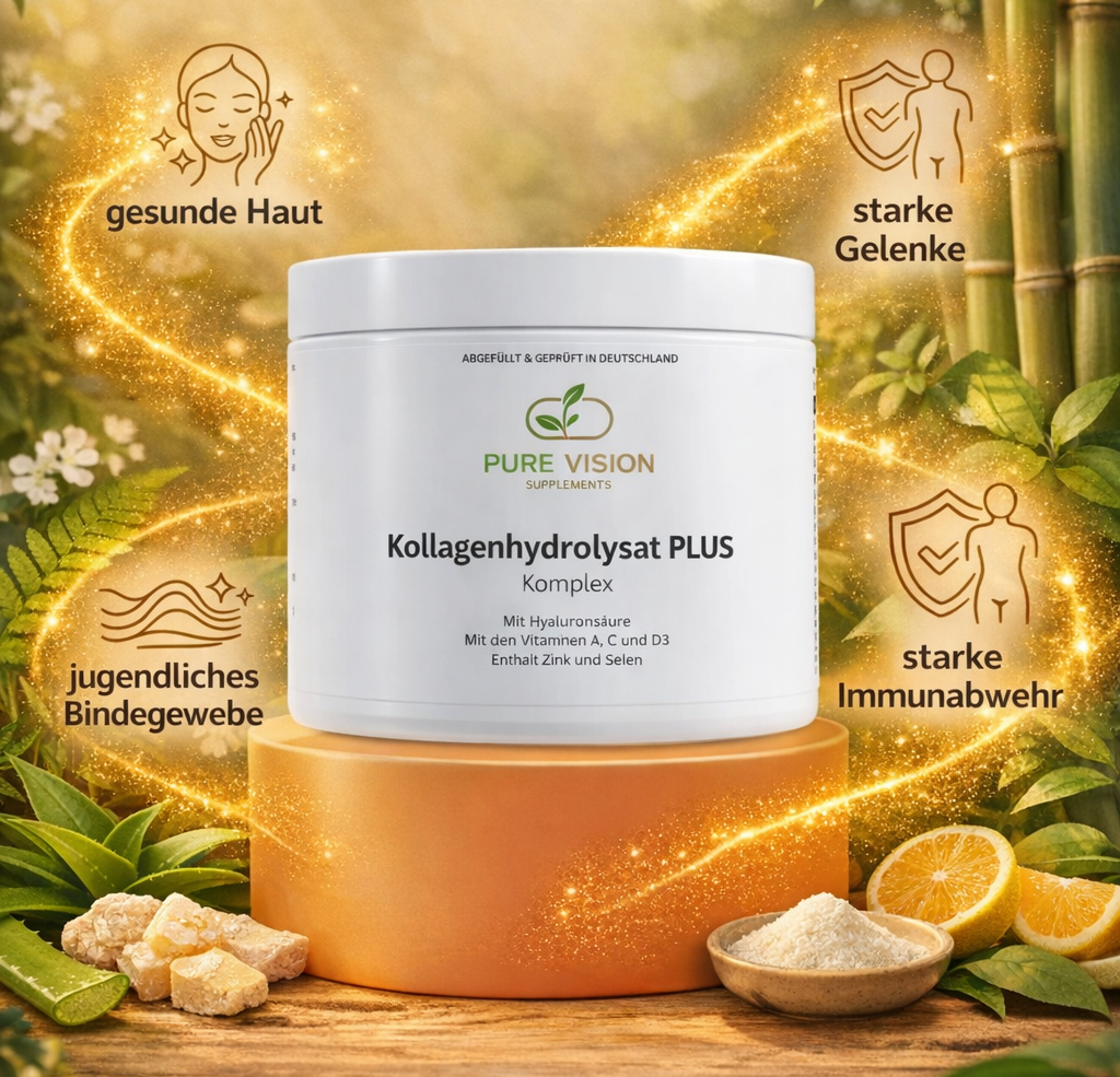 Kollagenhydrolysat PLUS Haut Haare Nägel - 180 Kapseln
