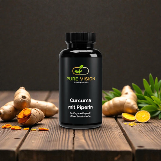 Kurkuma + Piperin - 60 Kapseln