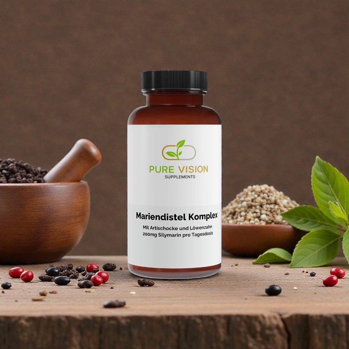 Mariendistel Artischocke Löwenzahn Komplex - 120 Kapseln
