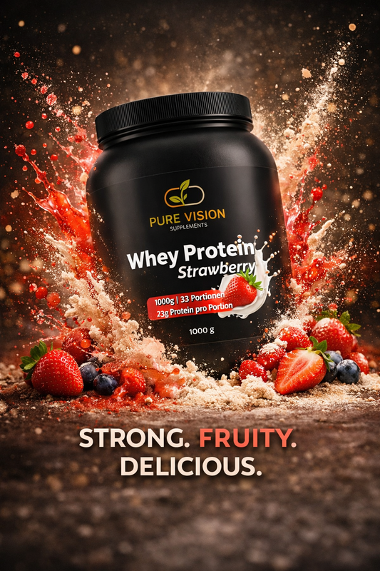 Premium Whey Protein Erdbeere - 1.000g