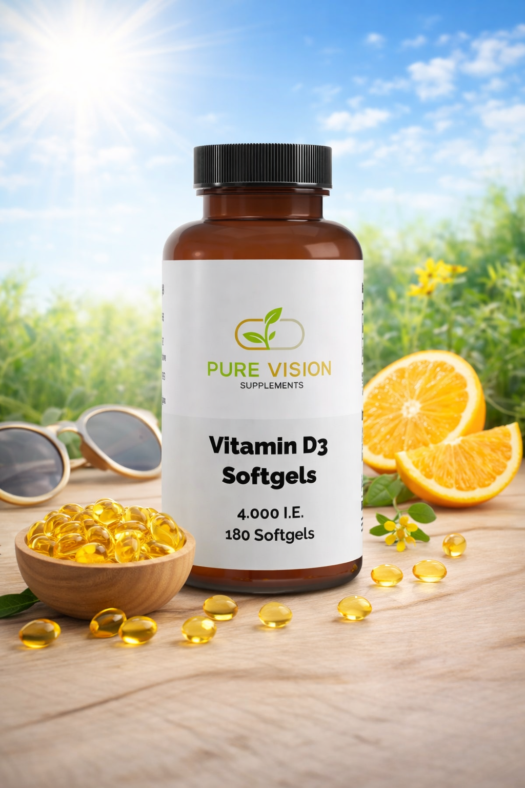Vitamin D3 4.000 IE - 180 Softgels