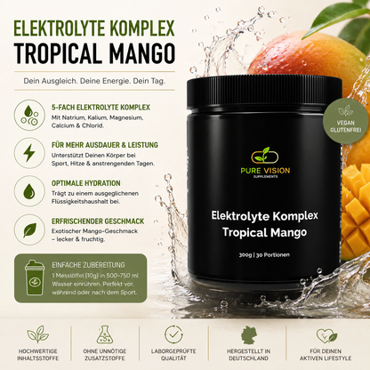 Elektrolyte Pulver Tropical Mango - 300g